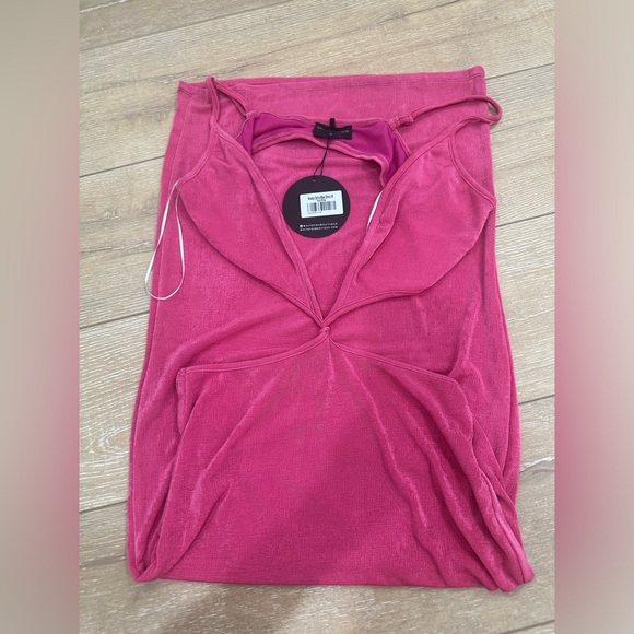 NWT White Fox Always Extra Maxi Dress in Hot Pink - Picture 3 of 8